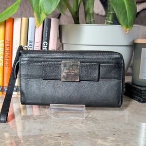 Kate Spade Black Zip-Around Wallet